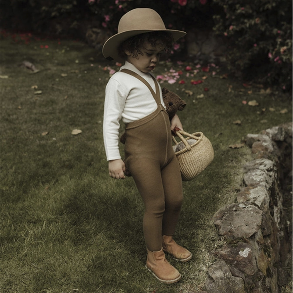 Footed Tights Acorn Brown - Silly Silas