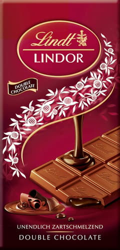 Lindt LINDOR Tafel Double Chocolate
