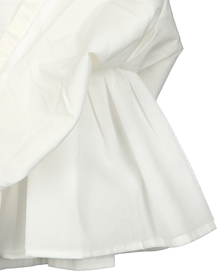 Kleid FESTLICH mit Glitzereffekt in creme