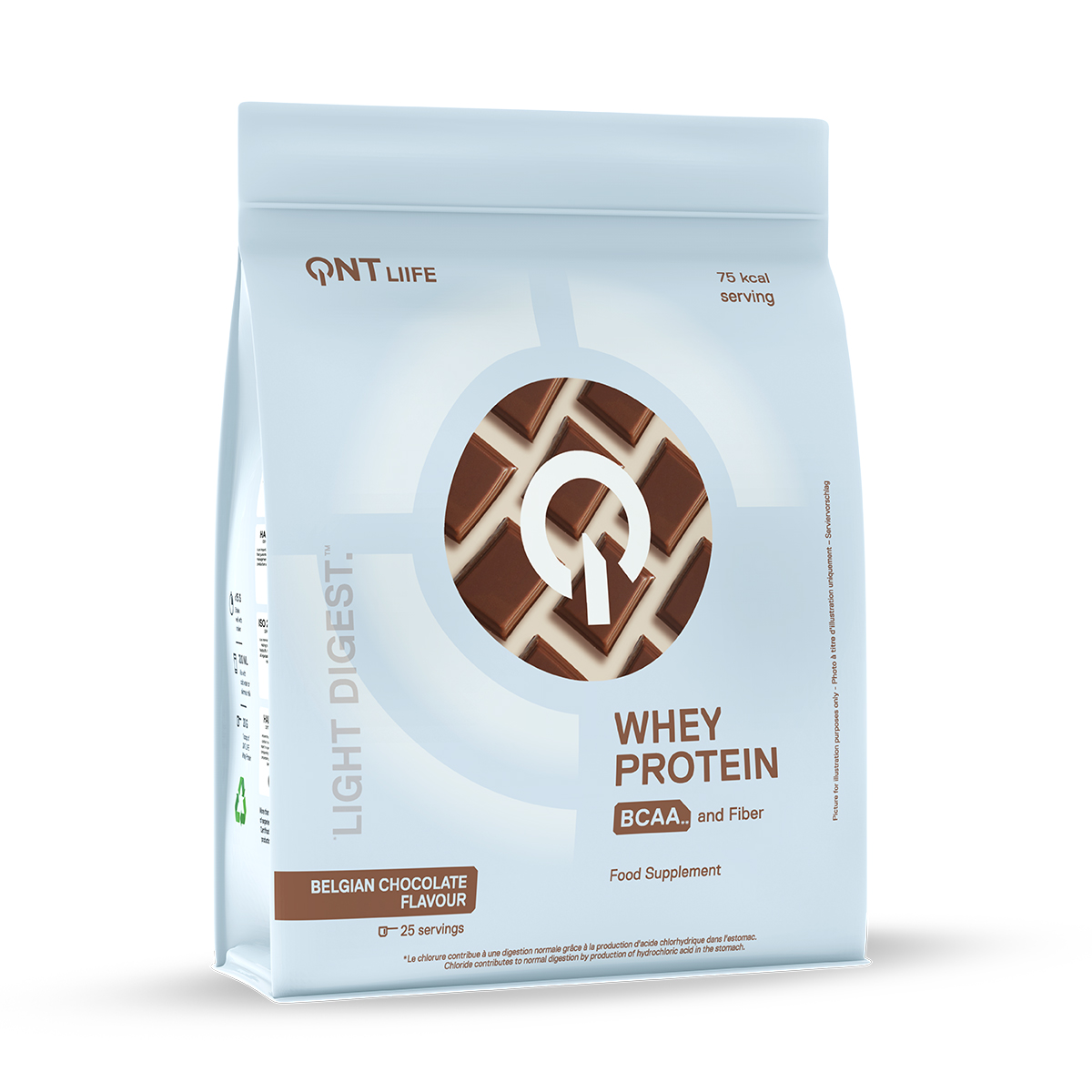 QNT Light Digest Whey Protein Belgian Chocolate 500 g