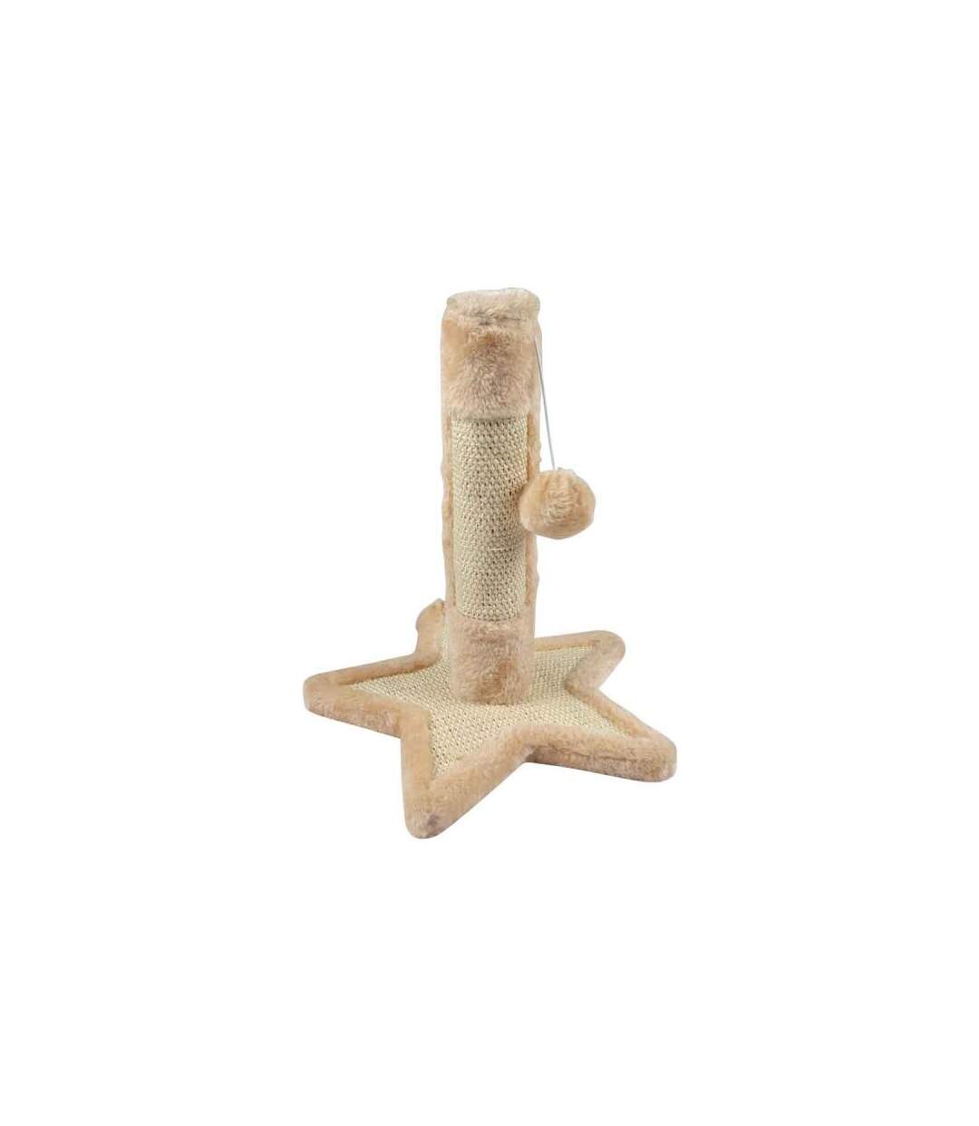 Paris Prix - Arbre à Chat Avec Socle étoile 33cm écru