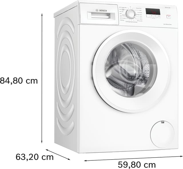 Bosch Serie 2 vaskemaskine WGE02200SN (7 kg)