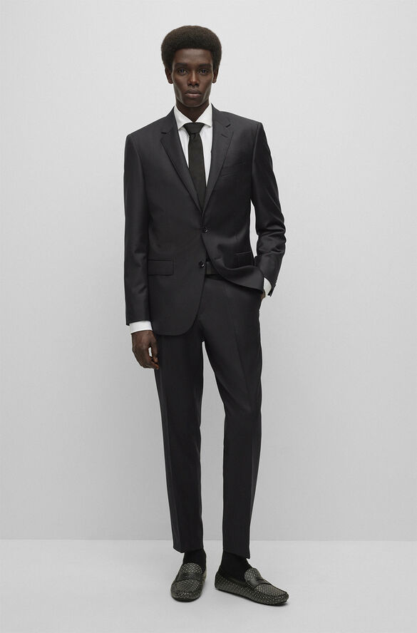 BOSS BOSS Men Business Clothing Trousers Sort
