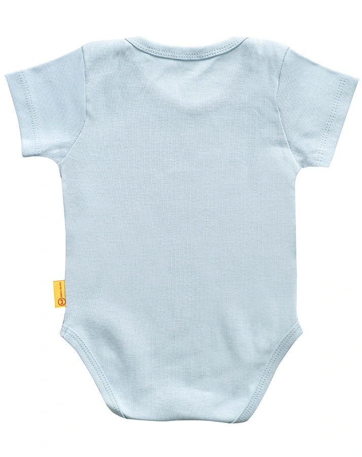 Kurzarm-Body BASIC in hellblau