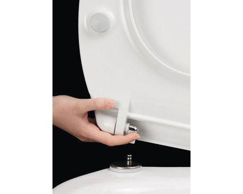 form&style Banyan witte toiletzitting met soft-close mechanisme