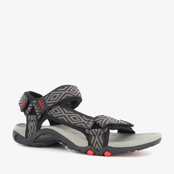 Kjelvik heren sandalen grijs/zwart