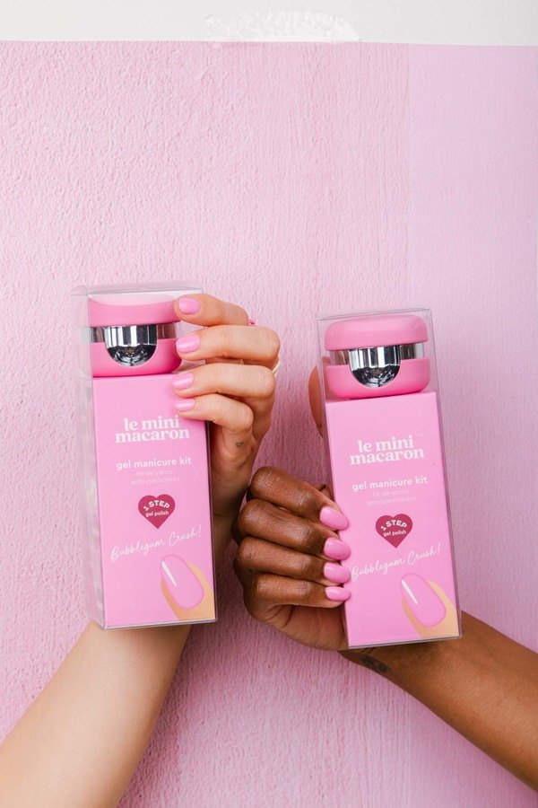 Le Mini Macaron Manicure Kit Bubblegum Crush