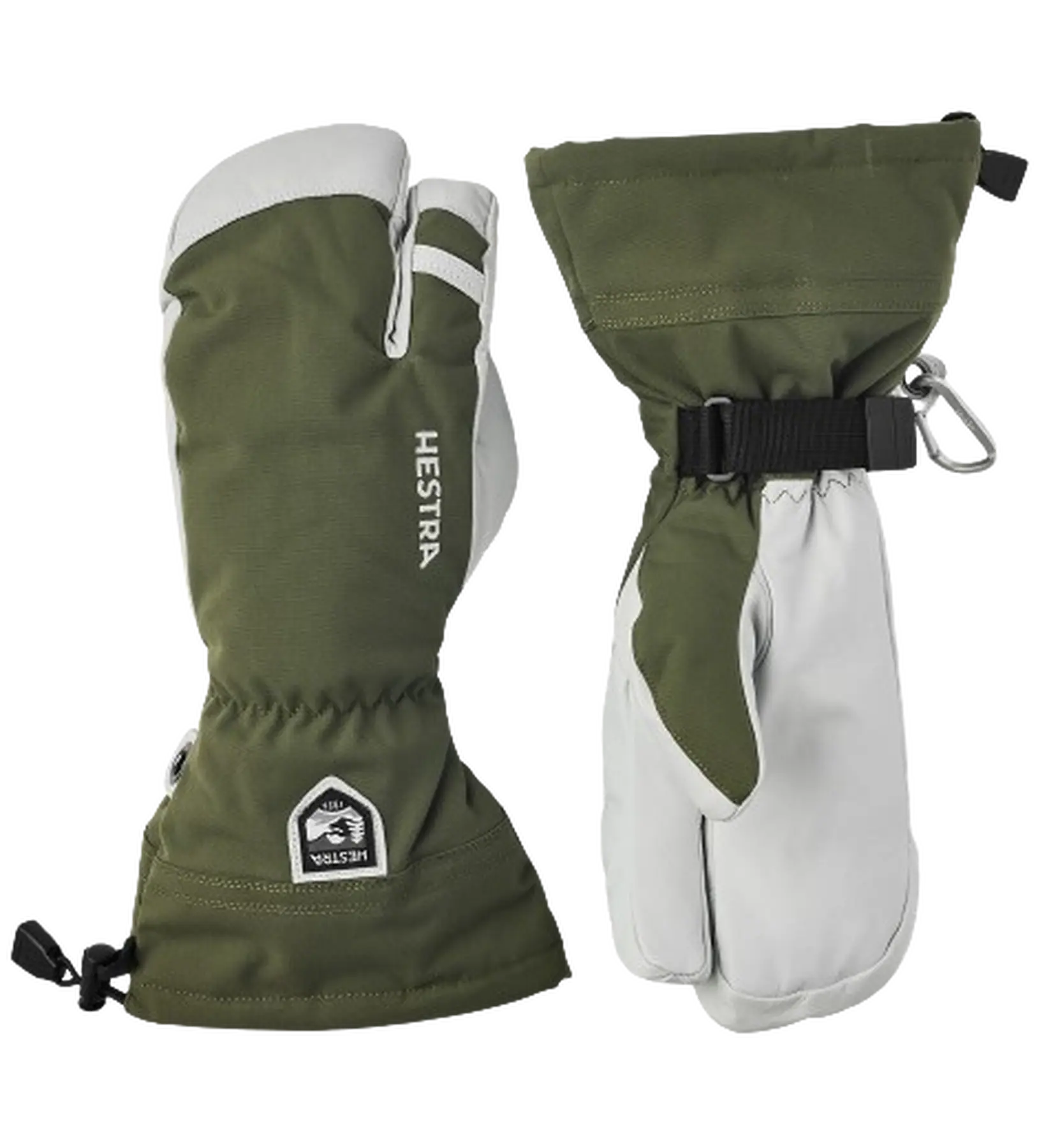 Hestra Army Leather Heli Ski 3 Finger Handsker | SkatePro