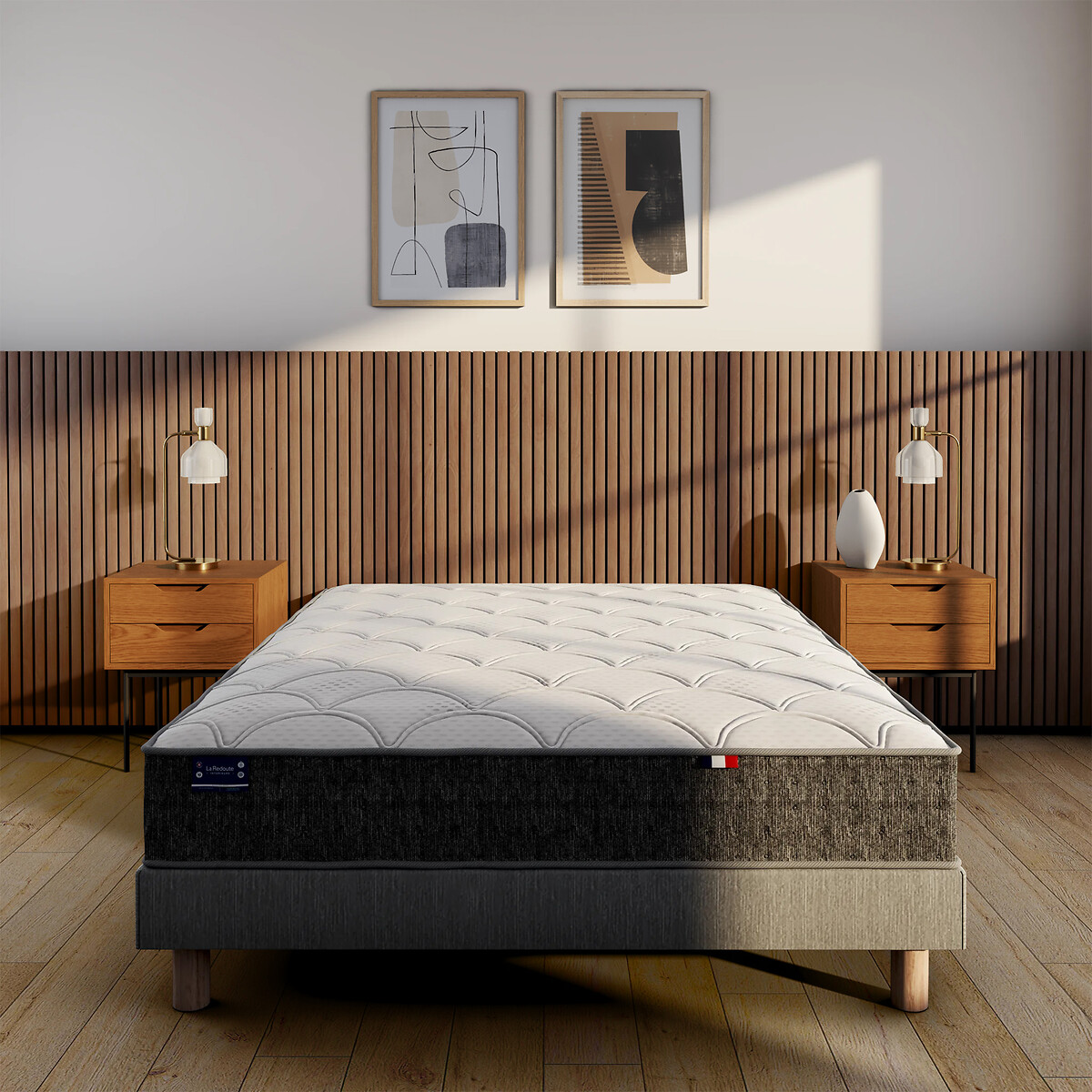 LA REDOUTE INTERIEURS<br>Colchão de espuma HR 35kg/m² semi-firme