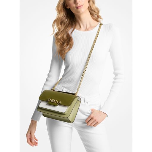 Michael Kors Heather Crossbody, Smokey Olive Multi