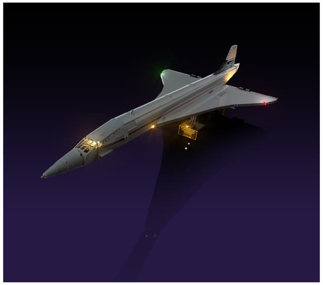 Light My Bricks™ Concorde lyskit