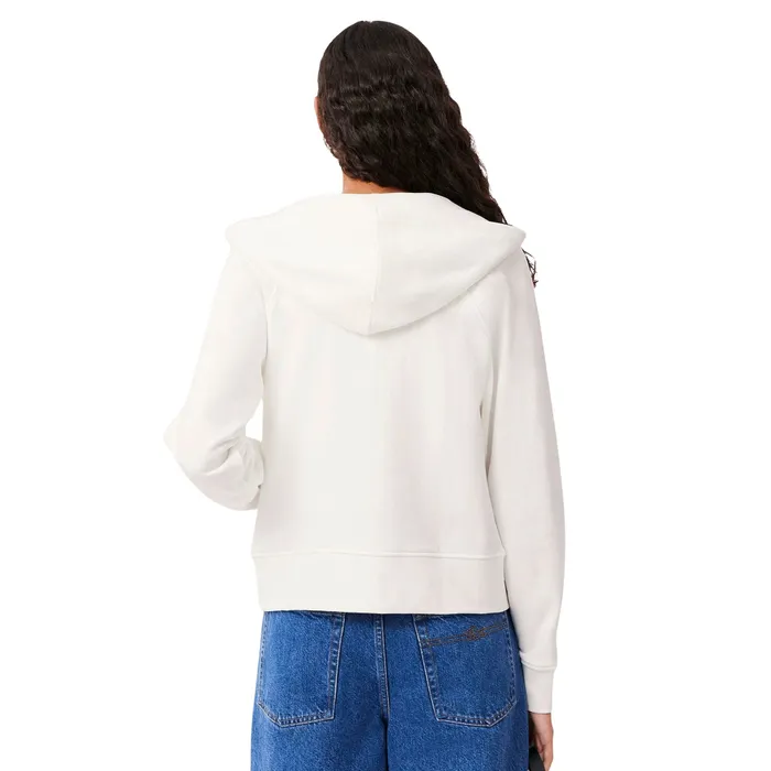 Lacoste Bio Cotton Fleece Hooded Vest Dames