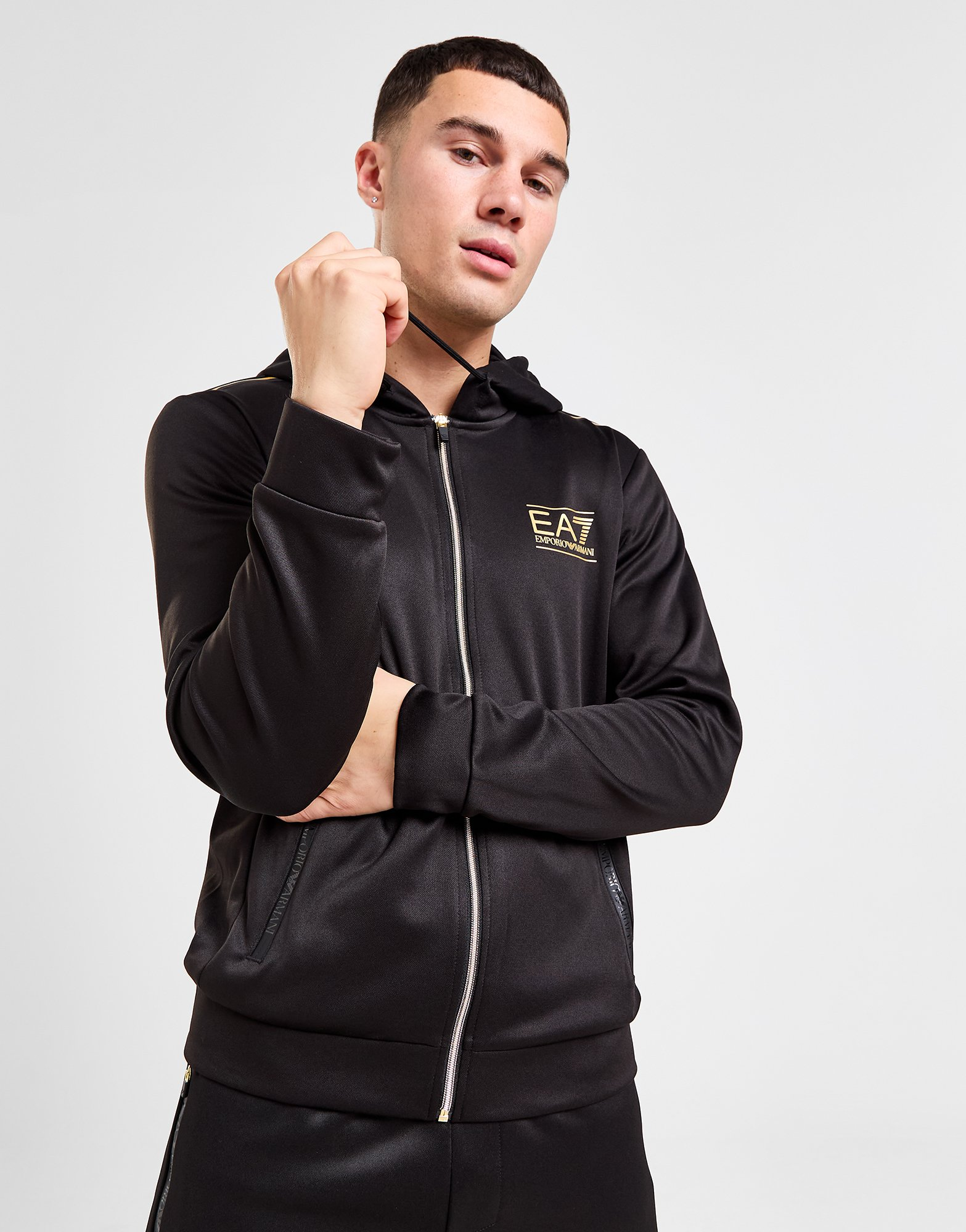 Emporio Armani EA7 Sweat à Capuche Zippé Homme