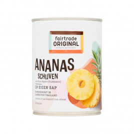 Fair Trade Original Ananasschijven op sap