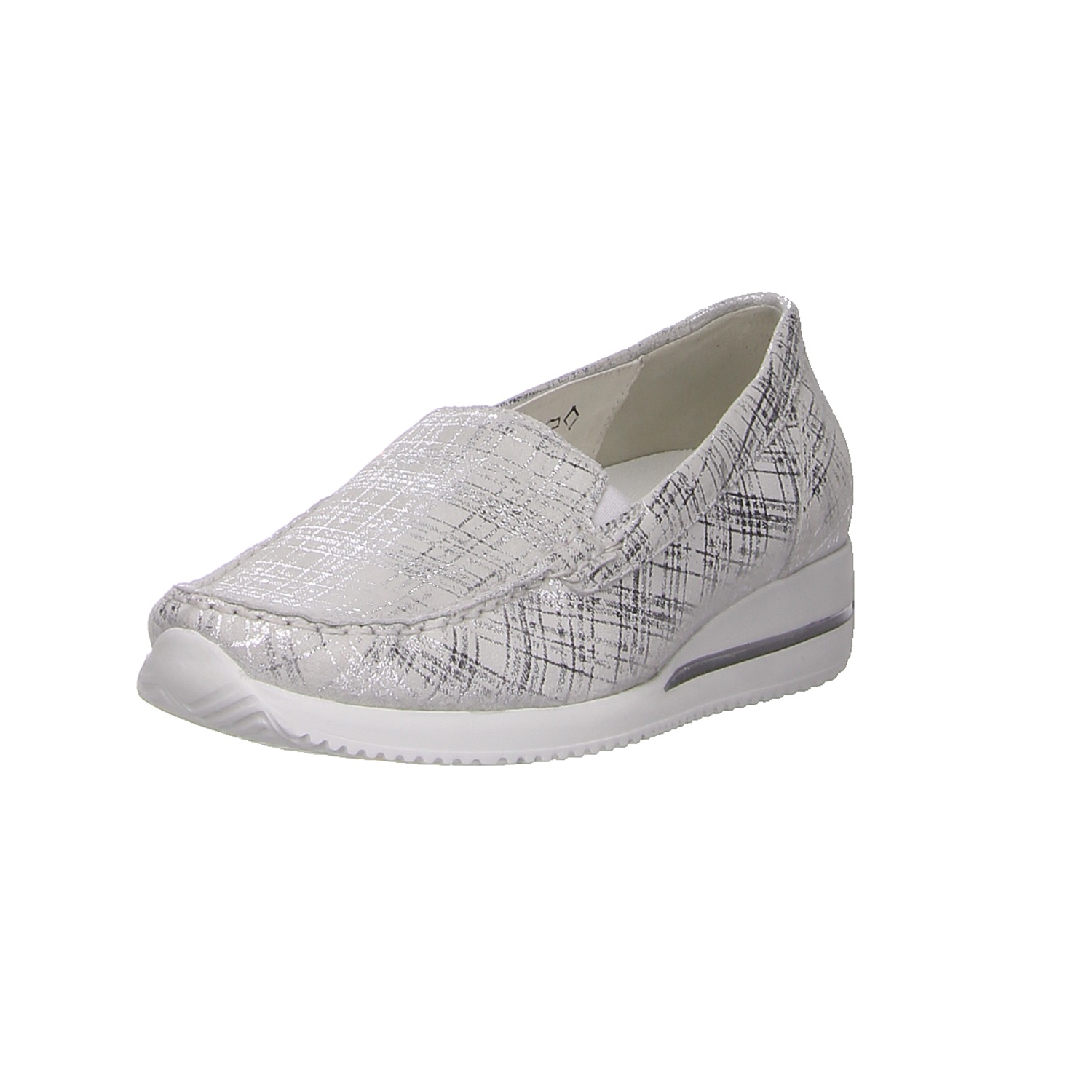 Waldläufer Slipper grau grau