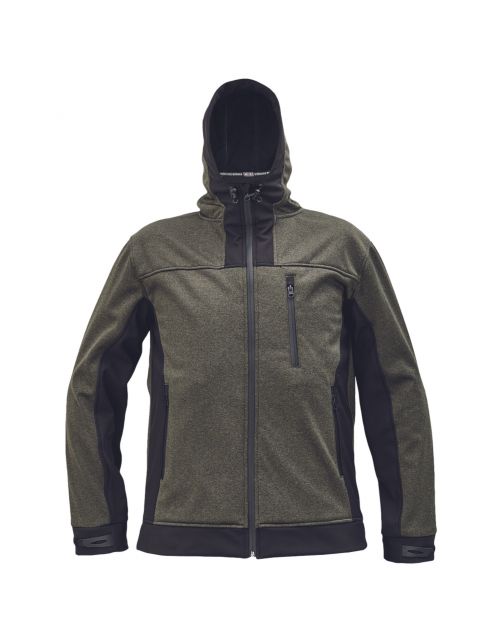 Cerva Werkjas Huyer Softshell Olijfgroen - Werkkleding