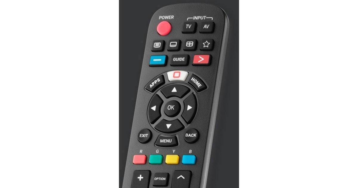 One for allPanasonic TV Replacement Remote afstandsbediening  (Zwart)