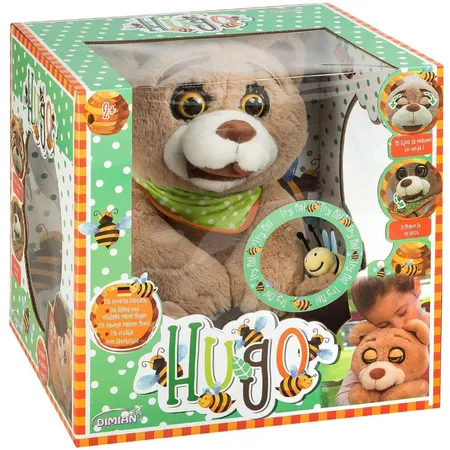 Dimian Plüschtier Bär Hugo Geschichtenerzähler, ca. 35 cm