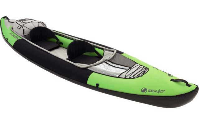 Sevylor Yukon aufblasbarer Kajak 2 Personen 382 x 98 cm