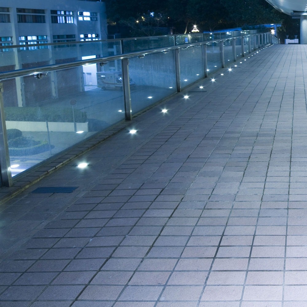 V-TAC VT-7677SQ - Ondergrondse buitenverlichting - Fittingen - GU10 - Zwart - IP65