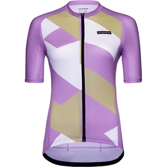 Gore Wear Spirit Signal Jersey Kurzarmtrikot Scrub Purple / White Damen