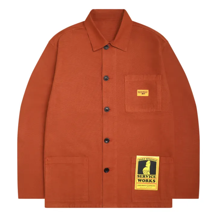 Service Works Veste Coverall Coton Bio | Terracotta