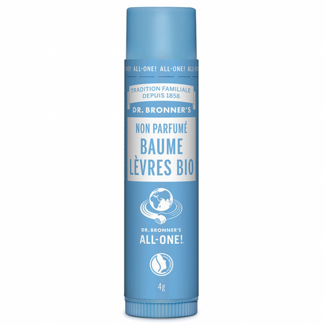 Baume Lèvres Bio non parfumé DR.BRONNER'S