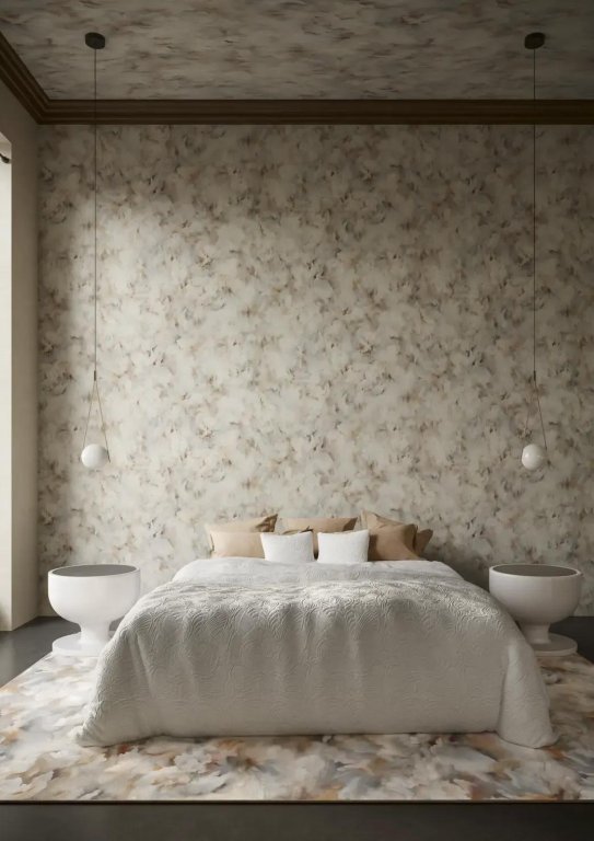 Moooi Carpets Silk Bombis vloerkleed Ø250 polyamide Bronze