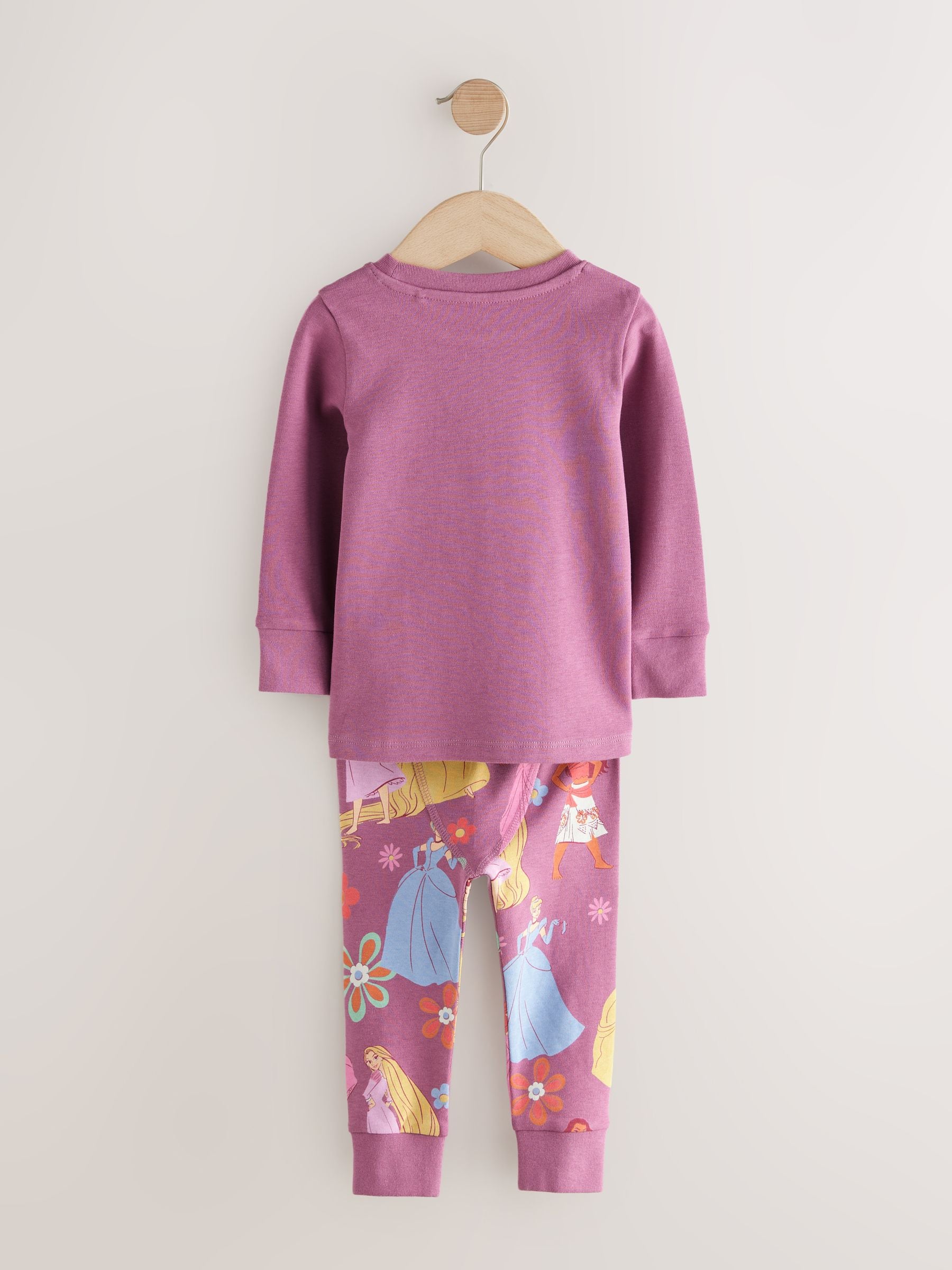 Paars - Disney Princess Snuggle Pyjamas (9mths-10yrs)