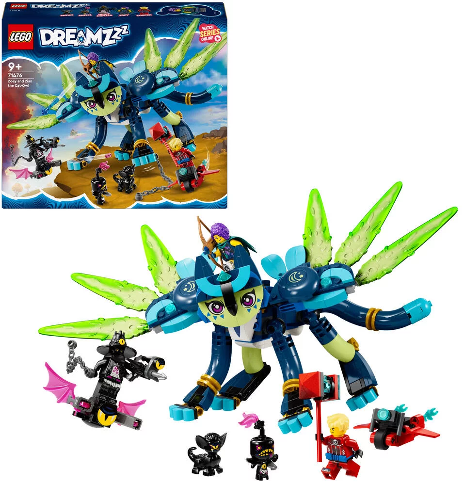LEGO®DREAMZZZ 71476 - ZOEY ET ZIAN LE CHAT-HIBOU