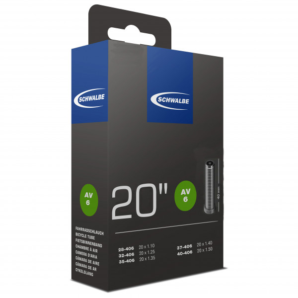 Schwalbe - 20'' Schlauch Nr. 6 28/40-406 - Chambre à air pour vélo