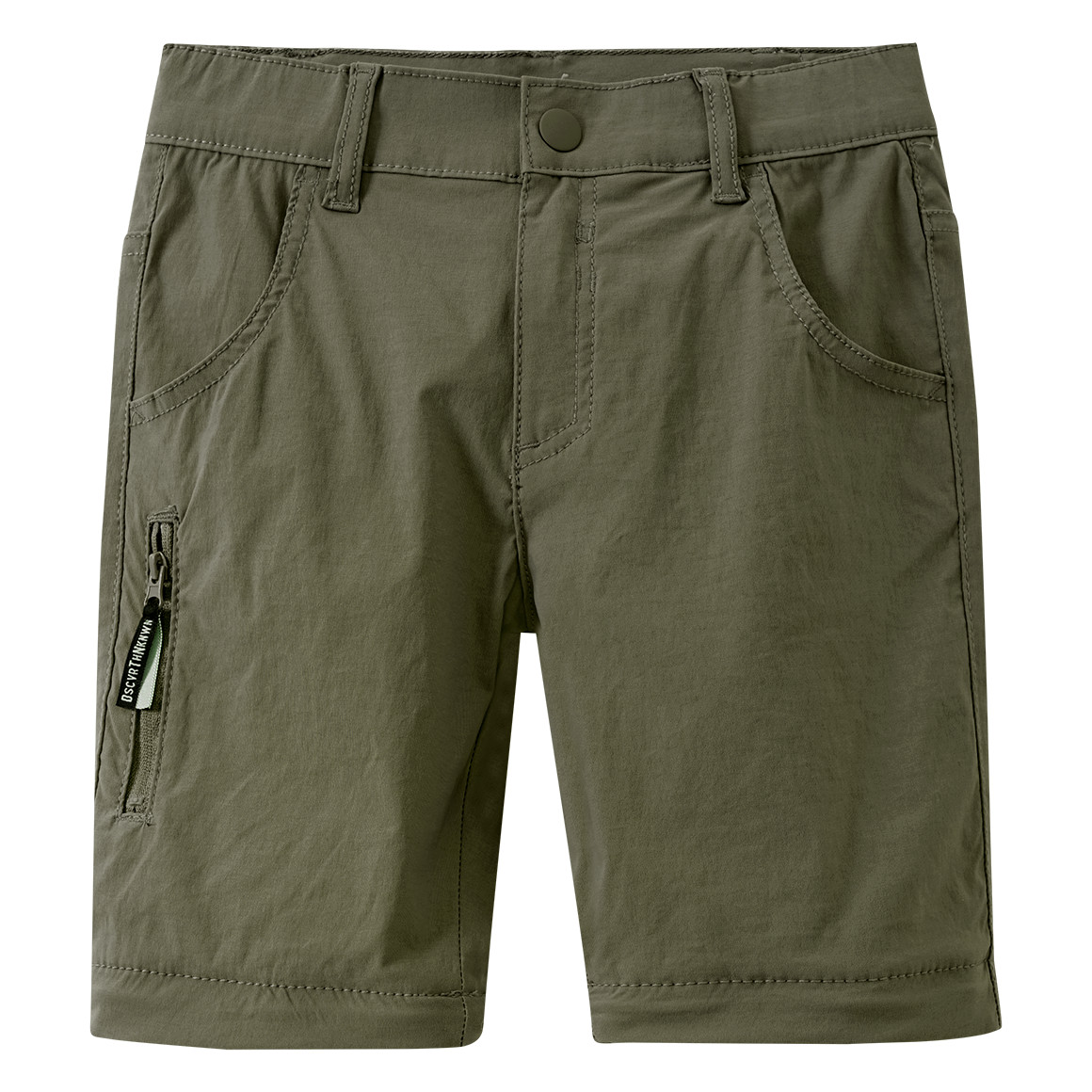 Topolino Kinder Trekking-Hose mit Zippertasche dunkeloliv