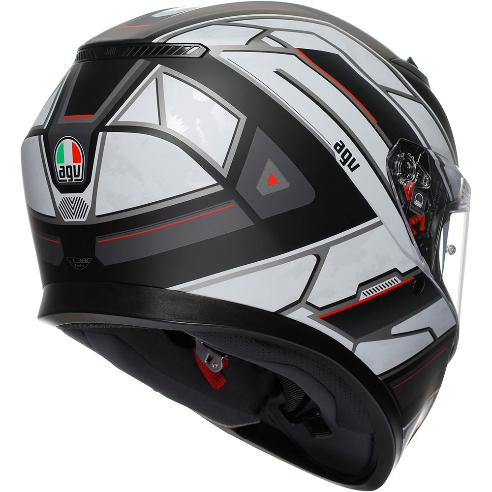 AGV - Casque K3 Rivia Noir Mat / Blanc