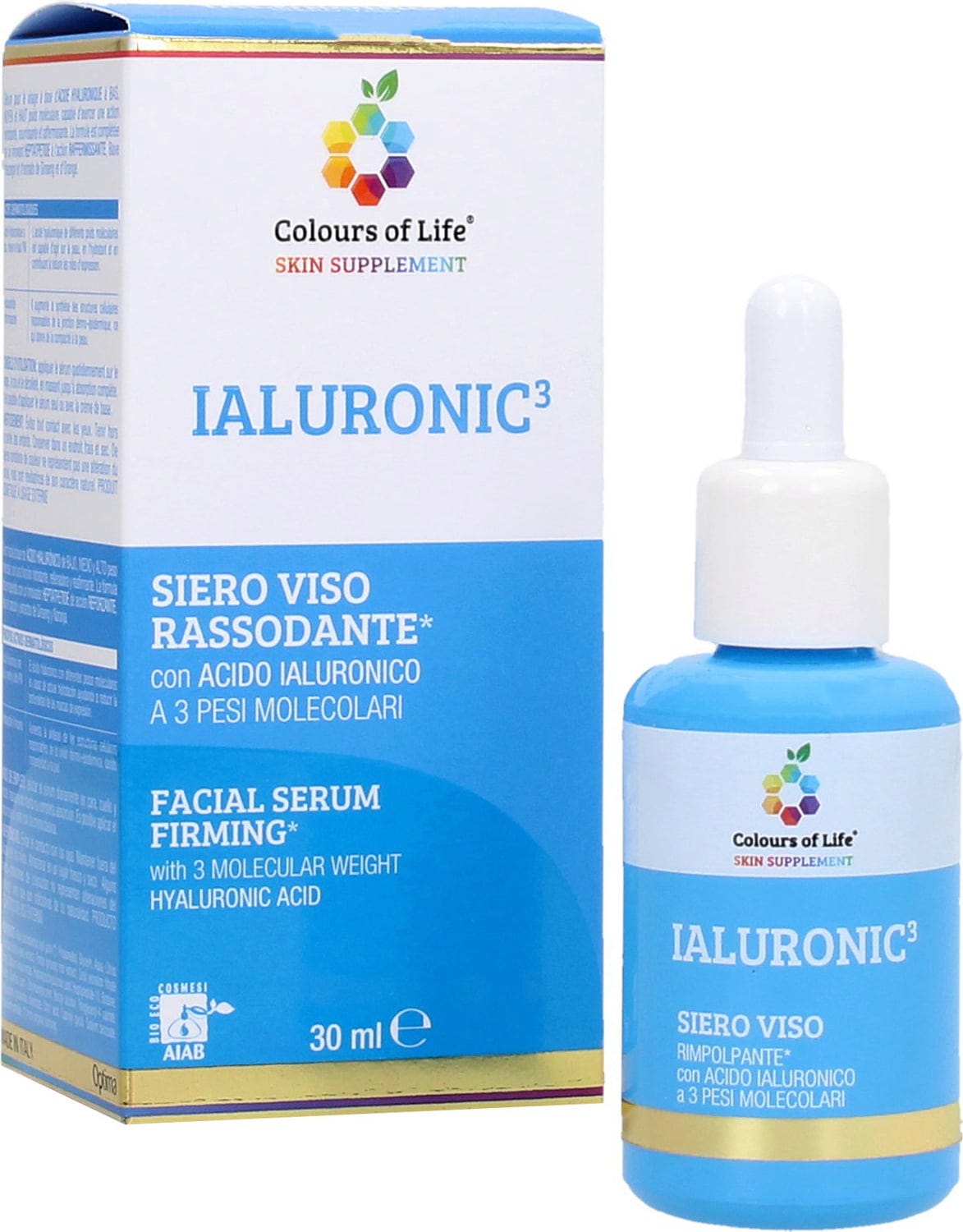 Optima Naturals  Colours of Life Hyaluron3 Serum, 30 ml