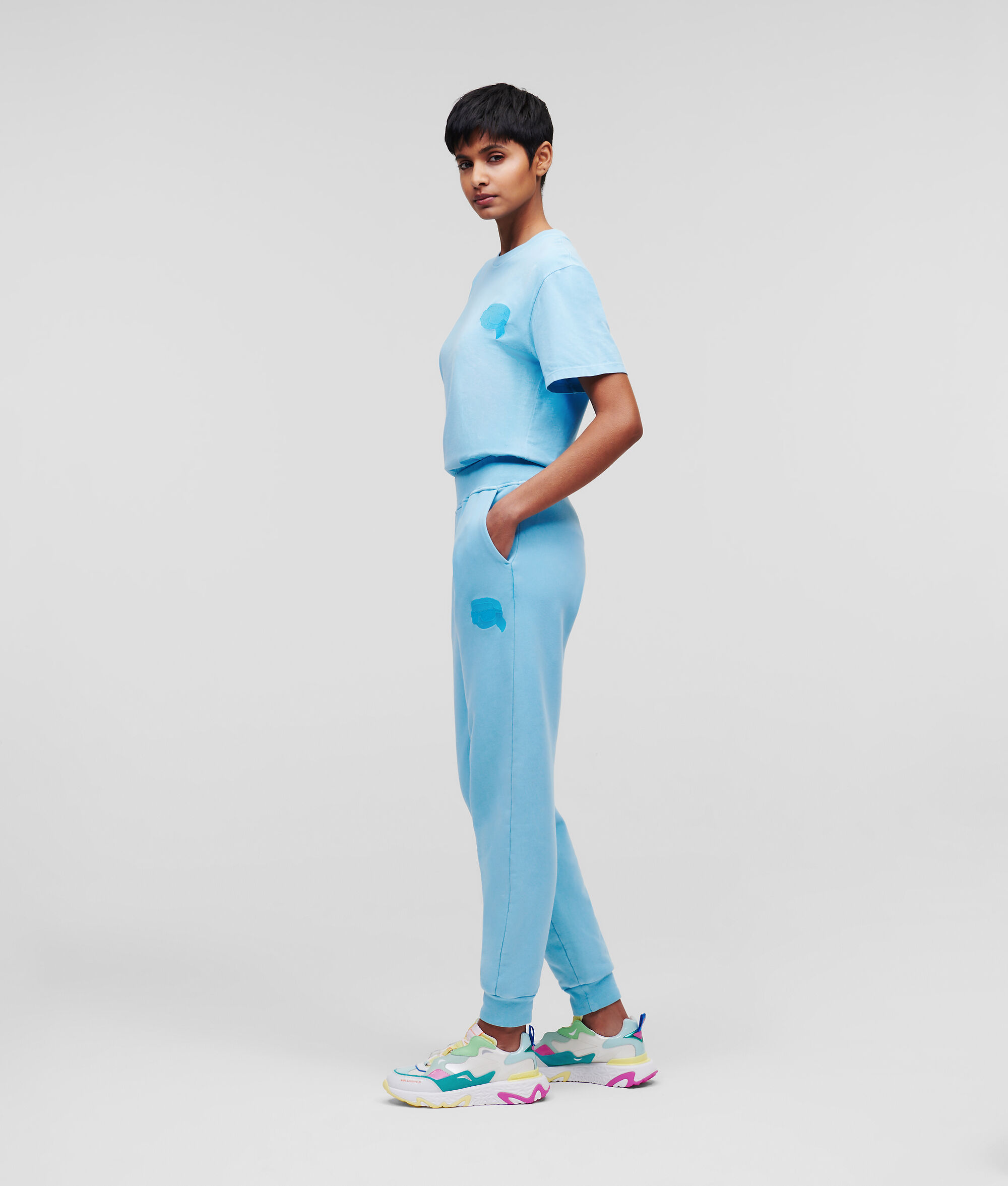 PANTALON DE JOGGING KARL IKONIK TON SUR TON