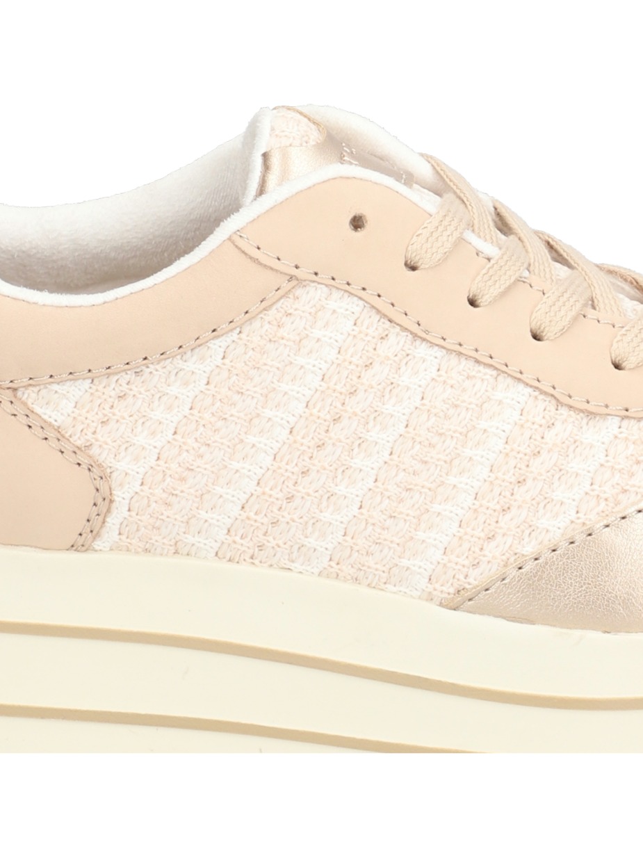 Lederkombination Sneaker