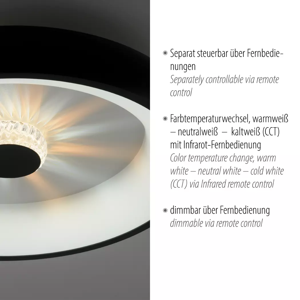 LED-Deckenleuchte Vertigo