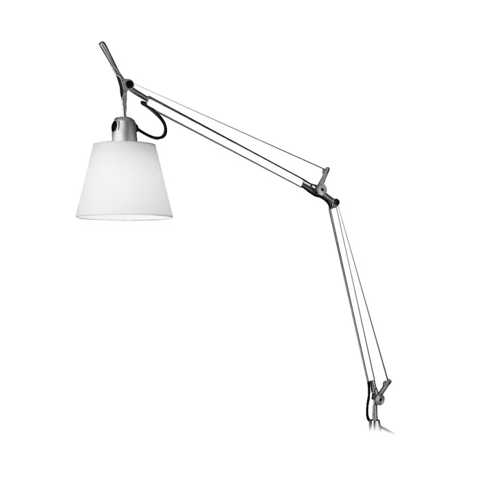 Artemide - Tolomeo Basculante, Body   Schirm aus Satin Ø 18 cm