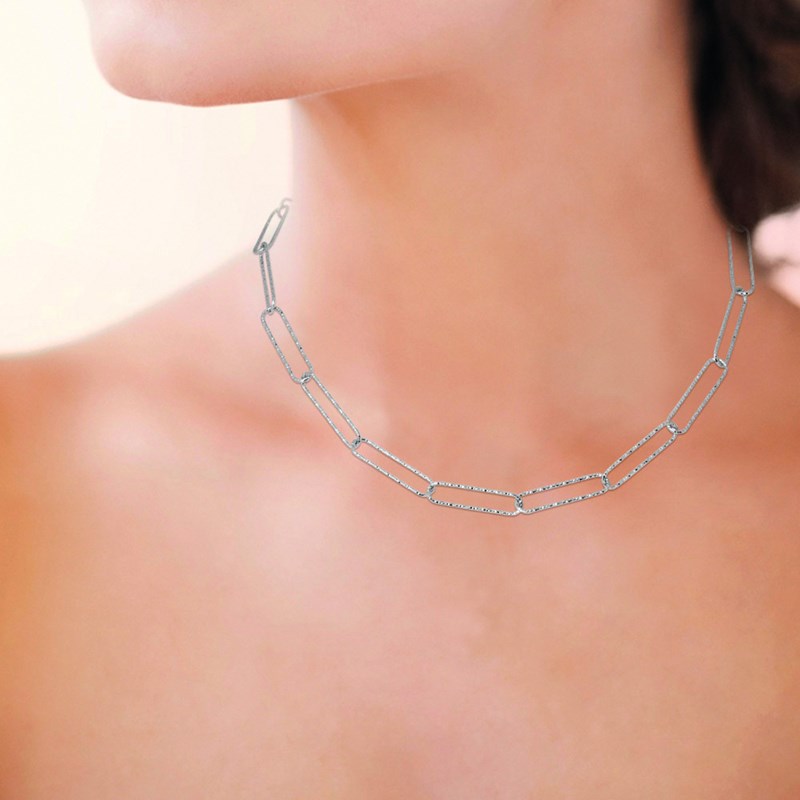Collier Femme - Argent 925 - Longueur : 45 cm
