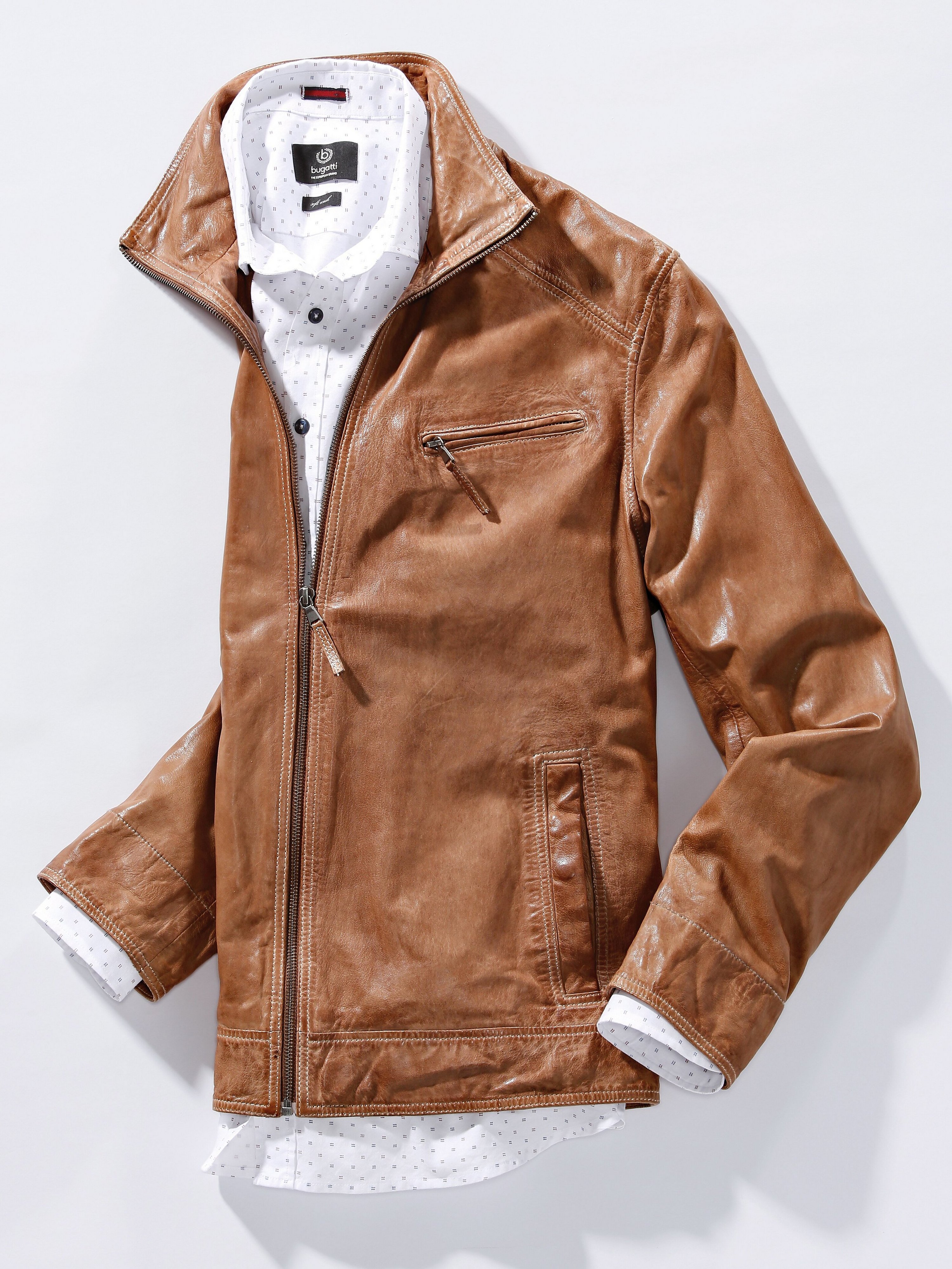 Lederjacke aus 100% Lammnappa