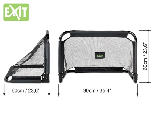 EXIT Pico, Ungdom, Fritstående, Sort, Metal, 3,2 cm, 1 mm