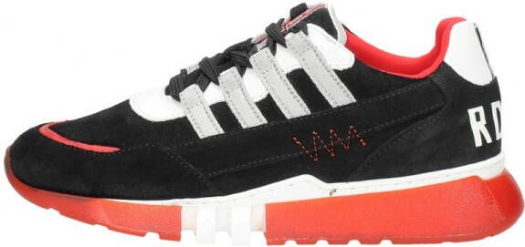 Red-rag Red Rag 13593 923 Black Suede Lage sneakers