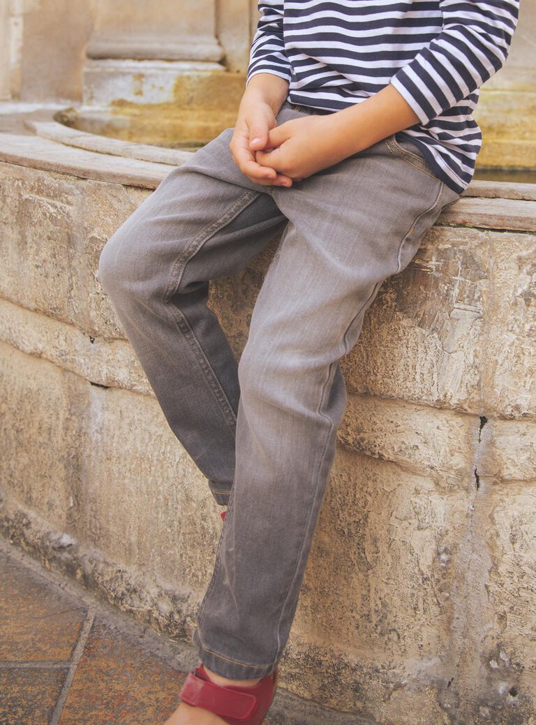 Jean regular gris