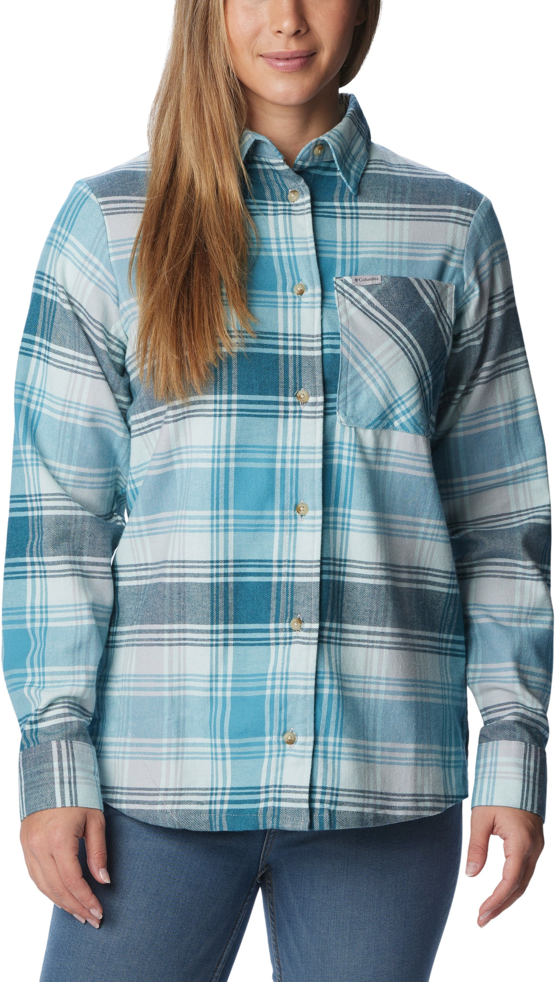 Calico Basin Flannel Long Sleeve Shirt W