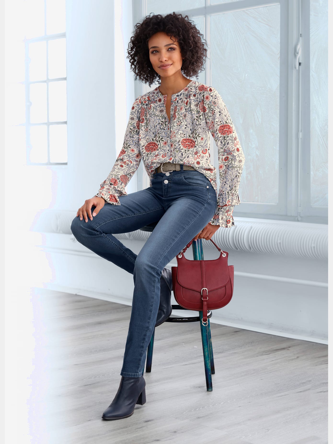 Bottines dessus cuir vachette véritable