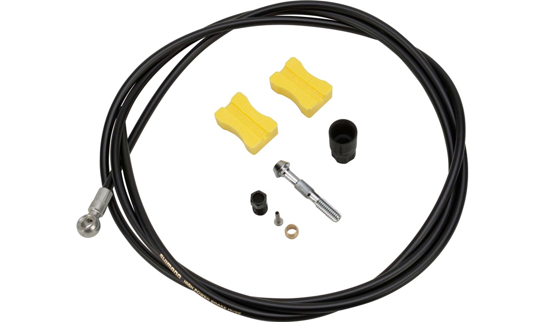 Shimano bremseslange SM-BH90 hydraulisk 1700mm lang sort med banjo