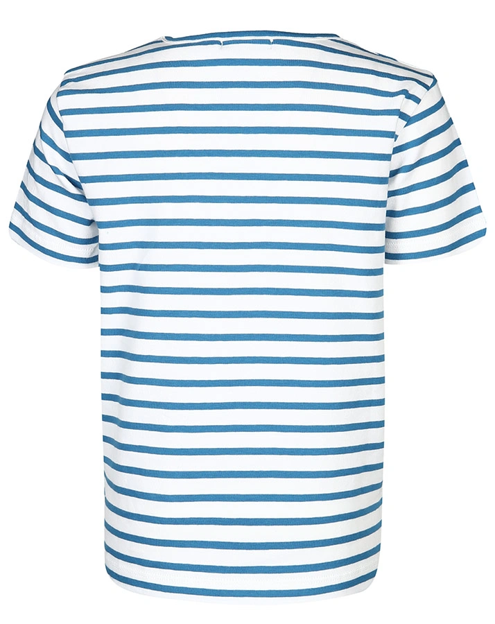 T-Shirt BAGGER BODO gestreift in weiß/blau