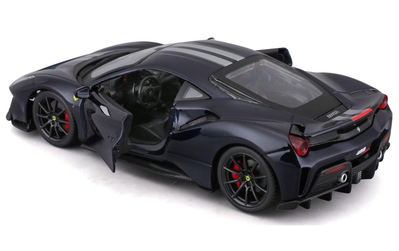 Ferrari R&P 488 Pista Schwarz 1:24Sammlermodell im Massstab 1:24