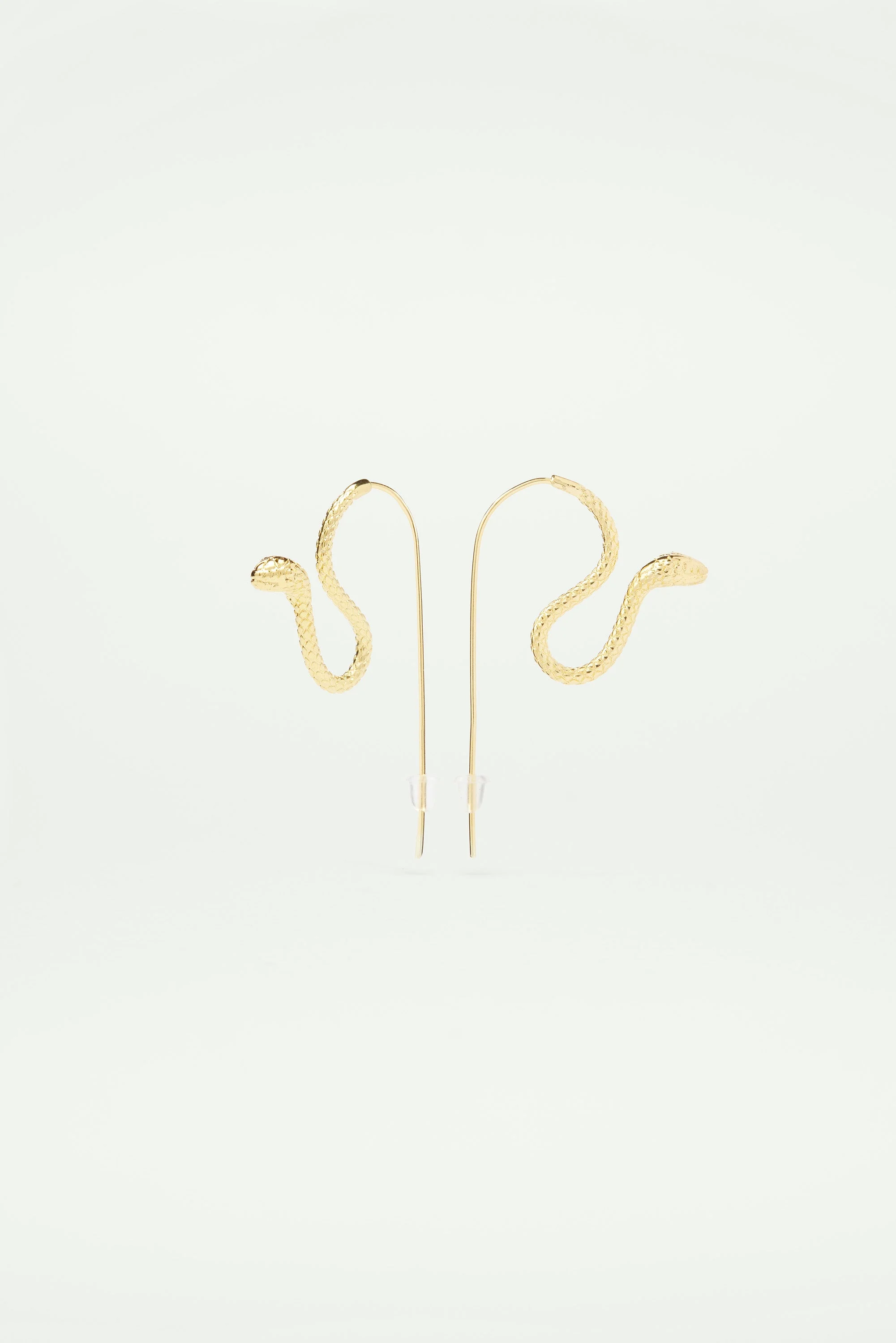 Boucles d'oreilles vipère ondulante | Jaune