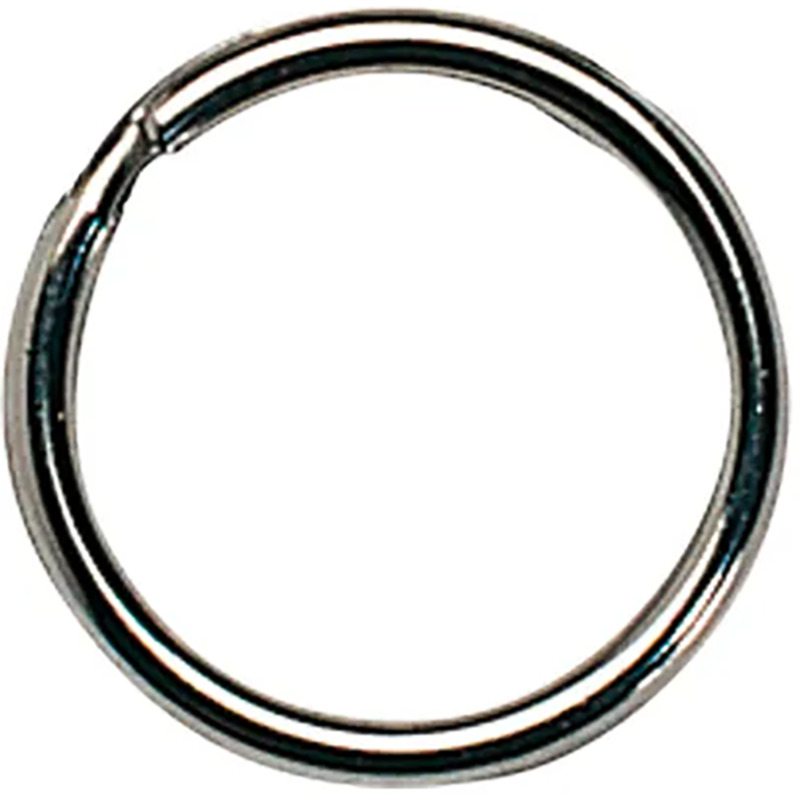 Rieffel Schlüsselringe 8050 FS, 30 mm, 100 Stück, silber